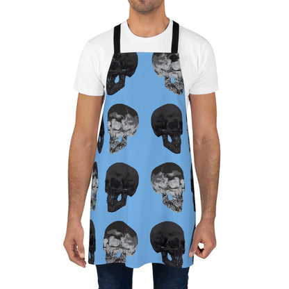 Skull Apron Blue