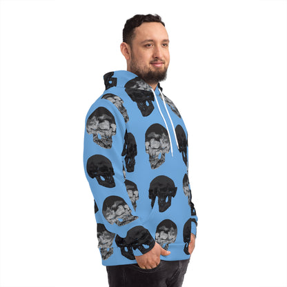 All Over Blue 2-Tone Hoodie