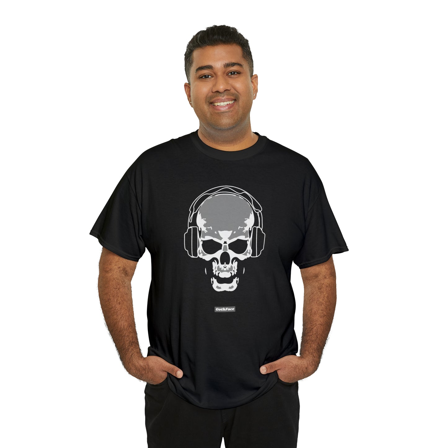 Black Skull with Logo