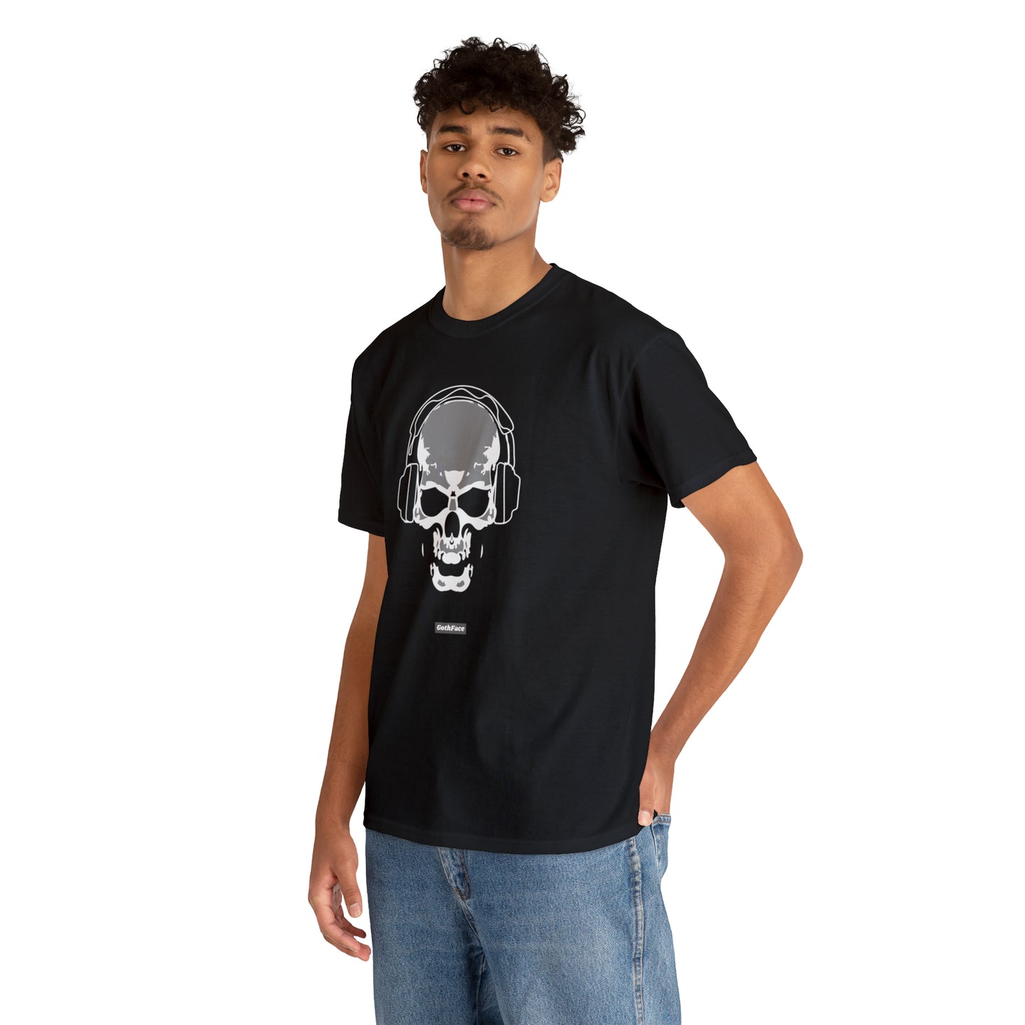 Black Skull with Logo