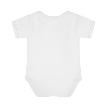 Skull Halftone Infant Baby Rib Bodysuit